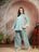 Aqua Cotton Co-Ord Set for Women - view 2