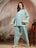 Aqua Cotton Co-Ord Set for Women - view 7