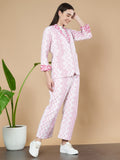 Women’s Chevron Quilted Blazer & Pant Co-Ord Set