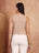 Multicolor Striped Sleeveless Tunic Top for Women - view 4