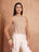 Multicolor Striped Sleeveless Tunic Top for Women - view 5
