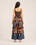 Patchwork Print Cotton Flared Palazzo for Women - view 5