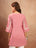 Pink Cotton Lace Detail Short Kurti for Women - view 5