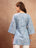 Blue Jaipur Inspired Cotton Short Kurti for Women - view 5