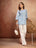 Blue Jaipur Inspired Cotton Short Kurti for Women - view 8