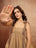 Beige Cotton Tie-Strap Playsuit for Women - view 7